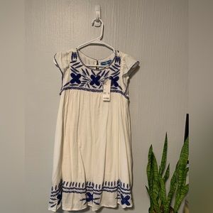 Urban Outfitters Corsica Embroidered mini dress NWT